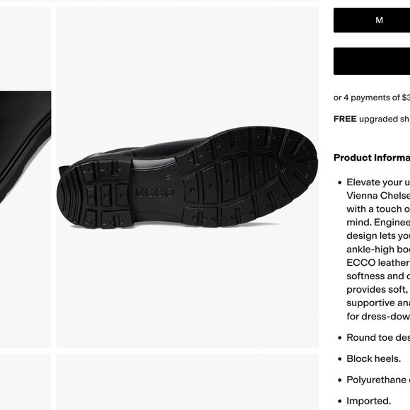 Ecco Metropole Vienna Chelsea Boots Black - Picture 11 of 11